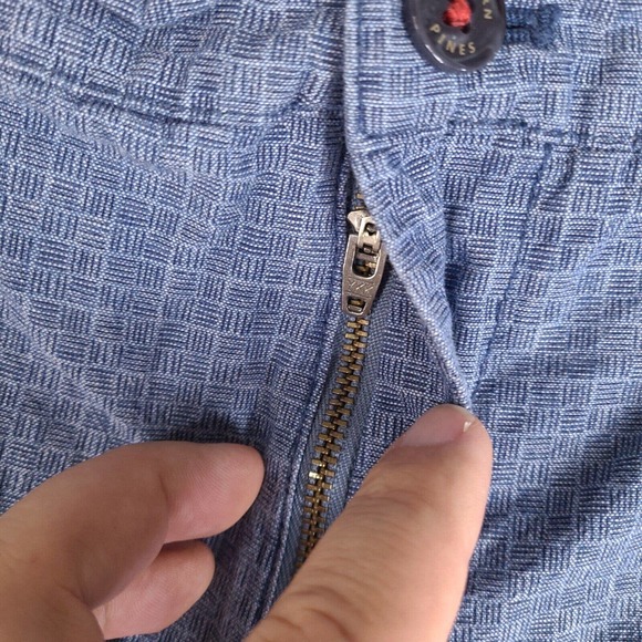 Southern Pines Shorts‎ Mens 38 Blue Chino Geometric Dad - Picture 4 of 13